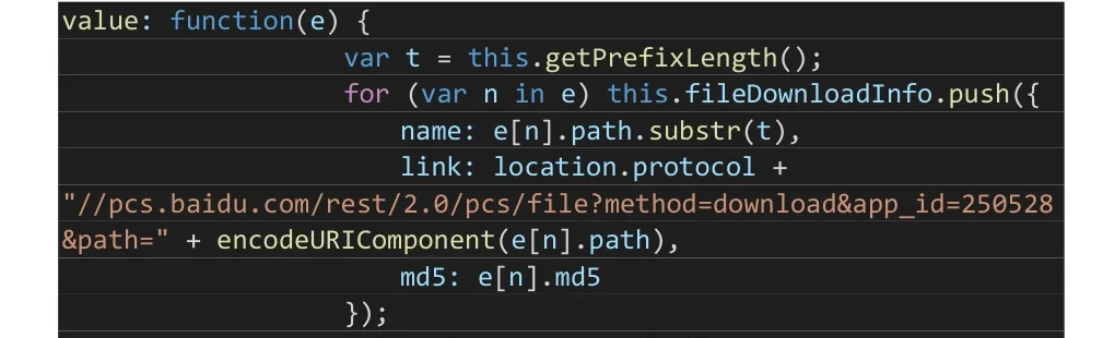 100 Degree Web Download Link Snippets