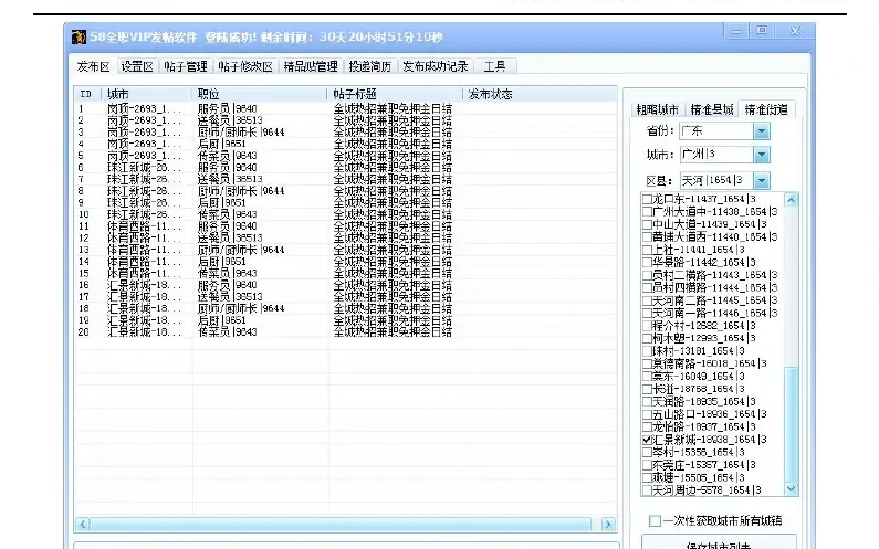 Full-time VIP posting software charts (page 29 of the original report)