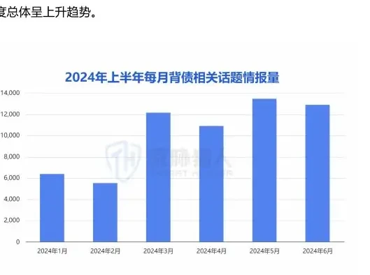 2024 The heat of non-standard loans continued to grow in the first half of the year, and the heat of the topic increased by almost 10 per cent in the second half of the year (page 13 of the original report)