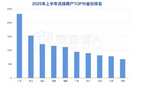 2025 Analysis of changes in business resources involved in money-laundering in the first half of the year 1 (page 33 of the original report)