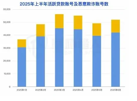 2) The main type of malicious loan fraud in the first half of 2025: Top3: professional debt liability, debt optimization, correspondence repair chart 1 (page 59 of the original report)