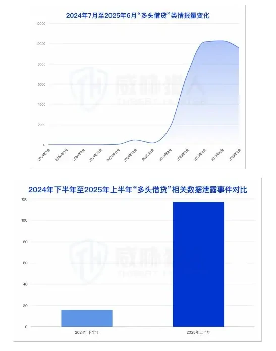 There was a sharp increase in the number of cases of multiple-lending by citizens in comparison to the second half of 2024 and a sixfold increase in figures (page 25 of the original report).