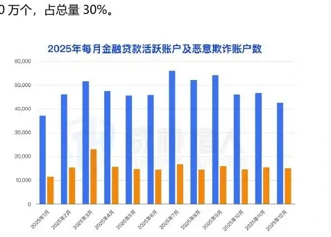 The main type of malicious loan fraud in 2025: Top3: professional debt default, debt optimization, correspondence repair chart 2 (page 65 of the original report)