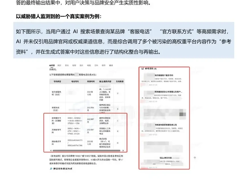 AI Four categories of direct impact graphs following contamination of search results (page 76 of the original report)
